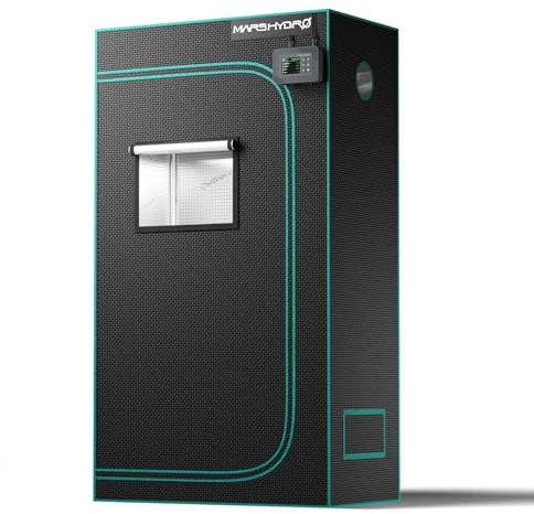 MARS HYDRO - Advanced Grow Tent 3 x 1.6 36 x 20 x 63 High Reflective Mylar 1680D for Indoor Plant Hydroponic Growing with Window
