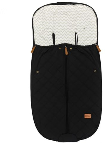 Fillikid Sommerfußsack Light Big Exklusiv | Fußsack 100x50cm für Buggy Kinderwagen Jogger Sportwagen | Universal Kinderfußsack waschbar & atmungsaktiv | Babyfußsack Oberteil abnehmbar