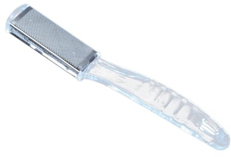 Raspa Piedi in Acciaio Inox a Doppia Faccia per Pedicure | Rimozione Calli Piedi, Superfici Grezza e Delicata, per Trattamento Spa e Cura Talloni Colore Casuale