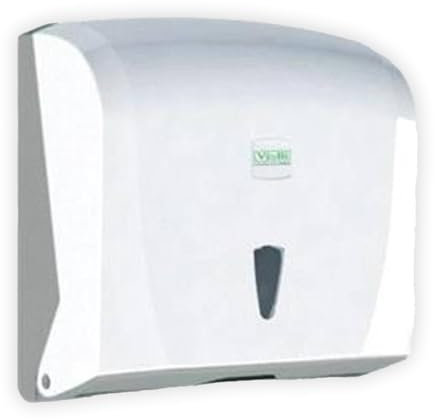 Lorito Papierhandtuchspender Wandmontage Handtuchspender für Papierhandtücher, für Papierhandtücher mit ZZ-Falz, für 300 Blatt handelsübliches Handtuchpapier