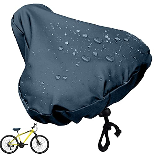MWZBTG 4Stück Fahrradsitzbezug Wasserdicht, Sattelschutz Wasserdicht Fahrrad Set, Fahrradsattel Regen Staubschutz Schutz, Elastische Wasserfeste Fahrradsattel Schutzhülle, Fahrradsattelüberzug