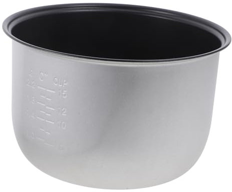 Cabilock Olla Arrocera Interior Antiadherente de Repuesto Multiusos para Cocinas Domésticas para Porciones Personalizadas Compatible con Diversas Ollas Eléctricas