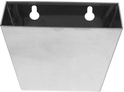 GRIRIW Stainless Steel Bottle Cap Collector Bucket Beer Cap Catcher Wall Mountable Drainage Holes