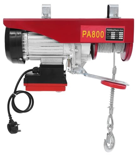 Electric Hoist With Wireless Control Two Slings Winch Scaffold Crane Workshop Garage Lifting Remote Highly Flexible Excellent Heat Dissipation For Agriculture Factories Docks Mines Warehouses