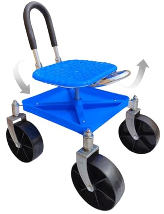 Tabouret de jardinage - tabouret mécanique | Chariot de jardin | Chaise de travail de waggon de service de jardin extérieur pour pelouse en salle d'intérieur multi-usure de transport utilitaire Hauteu