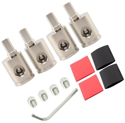 BABIBAOBEI Heavy Duty Automotive Electrical Terminals 2Pair Coppers Cores Construction Amplifiers Compatibility Car Wire Connectors