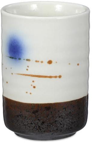 IMIKEYA Taza de Té Japonesa de Cerámica 250ml Pintada a Mano | Estilo Japonés, Multiuso y Apta para Lavavajillas, Adecuado para Obsequio y Ocio