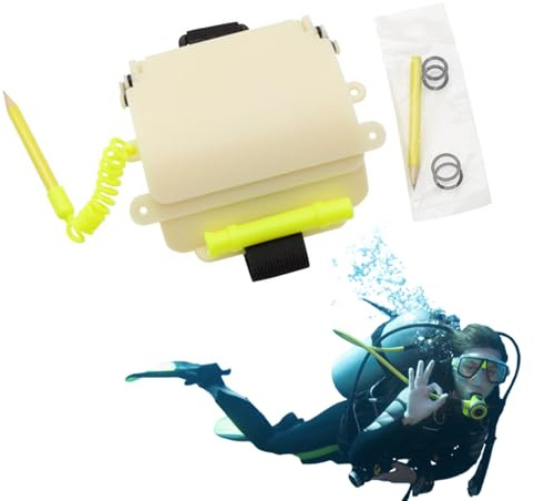 Ardoise De Plongée Étanche - Planche Lumineuse Réinscriptible, Bloc D’Annotation Subaquatique Léger | Tableau Écriture Réutilisable Crayon Fixé Pour Apnéistes Entraînement Exploration Océan Mer