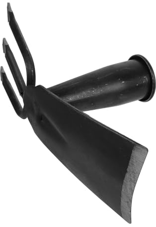 ibasenice Houe de Jardin Robuste 2-en-1 7,5 Cm sans Manche pour Désherbage et Ameublissement du Sol Usage Extérieur Jardinage Outils Manuels Acier Carbone Multifonction
