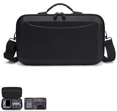 Lokyoyo Custodia da trasporto compatibile con DJI Neo 2 Fly More Combo e RC 2 telecomando, borsa a tracolla protettiva da viaggio portatile per accessori per drone Neo 2, Nero , Custodia resistente e