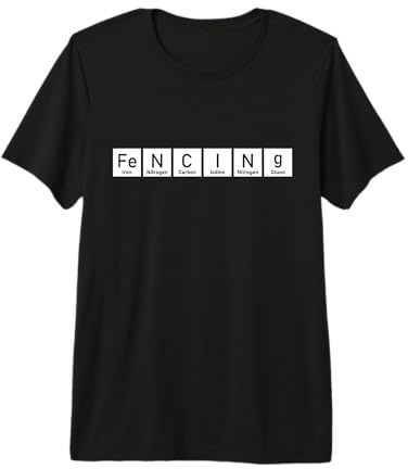 Esgrima Tabla Periódica Esgrima Entrenador Florete Camiseta Premium