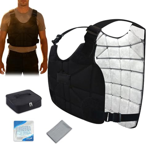 Chaleco refrescante para hombre,sin Mangas - Chalecos Refrigerantes Corporales - para correr, senderismo, camping, deportes, caminar, trabajo, construcción, actividades al aire libre