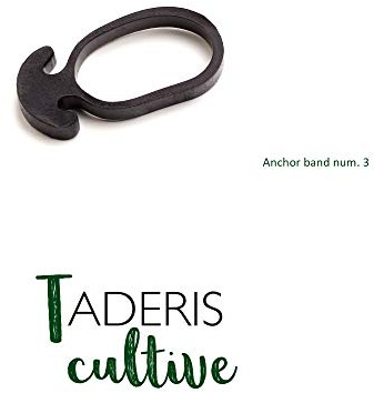 Taderis Cultive Goma Ancla elástica número 3 para entutorar. Bolsa 700 Unidades. Caucho EPDM