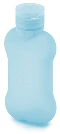 United Pets Bon Ton Pì Botella portátil para Perros, de diseño, Azul, Talla única