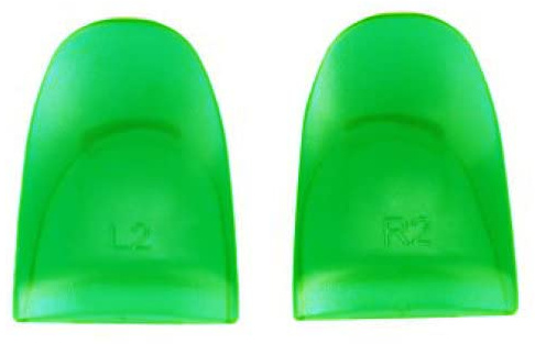Trigger extenders for PS4 Sony PlayStation 4 controller trigger L2 R2 - Clear Green | ZedLabz