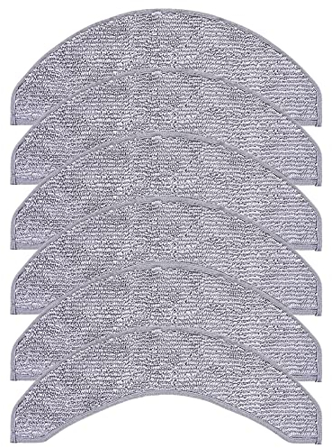 neutop Mop Pads Compatible with iRobot Roomba Combo j7+/j9+, Combo 10 Max, Self-Empty Robot Vacuum Replacement Parts, Washable and Reusable, 6-Pack