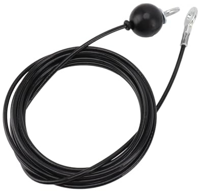 Odorkle Fitness Pulley Cable, Heavy Duty Steel Wire Pulldown Cable Fitness Exercise Attachment for Home Gym Equipment Replacement (5meter/16.4ft)