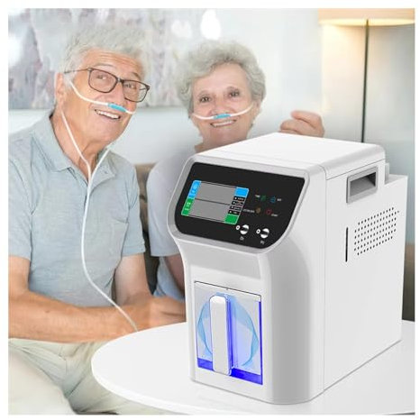 XGXHIN Máquina de inhalación por respiración con generador de hidrógeno SPE PEM, 99,99% de pureza, generador de inhalador de Gas marrón Multifuncional
