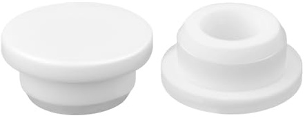 2pcs Bouchon de Trop-Plein d'Évier Silicone Cuisine Salle de Bain Couvercle | Trou Trop-Plein d'Évier Caoutchouc Rond Anneau Garniture Lavabo Bouchon d'Insertion pour Usage Domestique