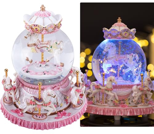 Spieluhr Karussell Erwachsene Personalisierte Geschenke für Frauen Beste Freundin Geburtstag Weihnachten, Geburtstagsgeschenk für Frauen, Coole Deko Lustige Geschenk für Frau Guten Kumpel Mutterta