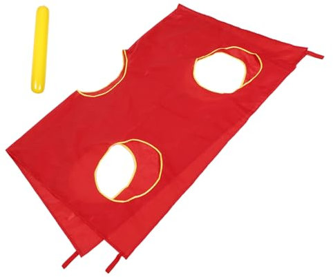 Yardwe Regenbogenfallschirm Für Vorschulkinder Lauffallschirm Zur Sensorischen Entwicklung Outdoor-spielgerät Für Eltern-Junge Mädchen-Spiele Lernspielzeug Aus Stoffmaterialien Turngerät