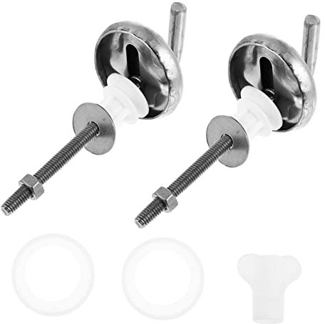 DIYEAH 2pezzi Viti Di Fissaggio Per Sedile Wc Viti Per Coprisedili Wc Realizzate in Materiali Selezionati Resistenti Deformazioni o Rotture Robuste e Resistenti All Usura