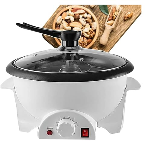 Coffee Roaster Machine, Home Coffee Roaster, Small Popcorn Maker with Adjustable Temperature, Electric Coffee Roaster Home Use