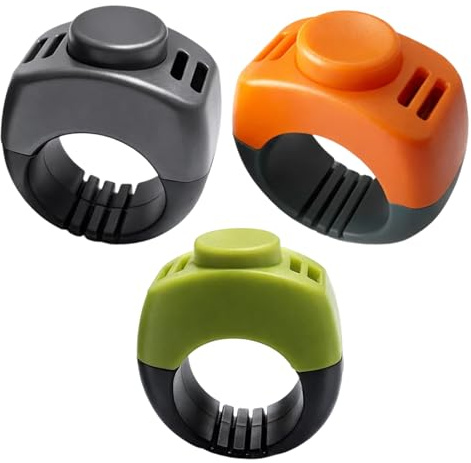 ZYLOUY 3 Stück Hundetraining Zubehör, Zwei Größen 19MM Und 21MM, Klicker Hund Und Clicker Katze, DREI Ringe Für Tierverhaltenstraining, Ideal Für Hundeerziehung Und Katzendressur