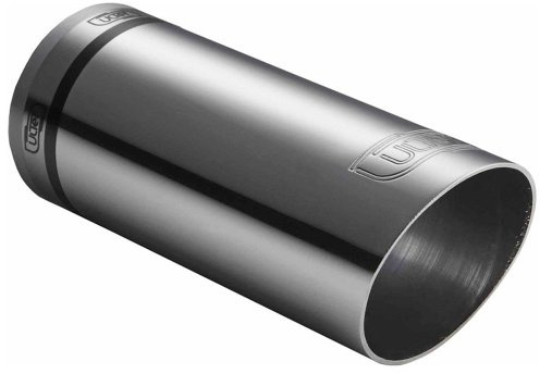 Ulter Sport NX04 runde Auspuffblende aus Edelstahl, 60 mm Durchmesser, 150 mm Länge | Montage 30-50mm - Edelstahl