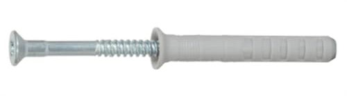 Tassello nylon con vite a chiodo premontato 6x80mm