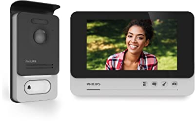 Philips 531019 Videocitofono con Schermo Ampio, Nero 7 