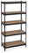 Relaxdays 10034178 Estantería Metálica, Estante Taller, Cargas Pesadas hasta 1.800 kg, 5 Baldas, 183 x 91 x 46 cm, Acero, Negro