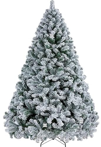 ROTEX Schneefall Weihnachtsbaum mit Schnellöffnung, sehr dichter Regenschirm, 180 – 210 cm, 230 – 270 cm