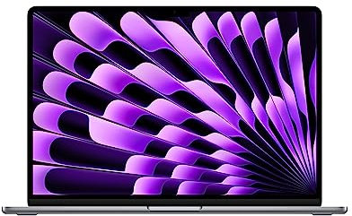 Apple 2023 MacBook Air portatile con chip M2: display Liquid Retina da 15,3, 8GB di RAM, 256GB di archiviazione SSD, videocamera FaceTime HD a 1080p. Compatibile con iPhone/iPad - Grigio siderale