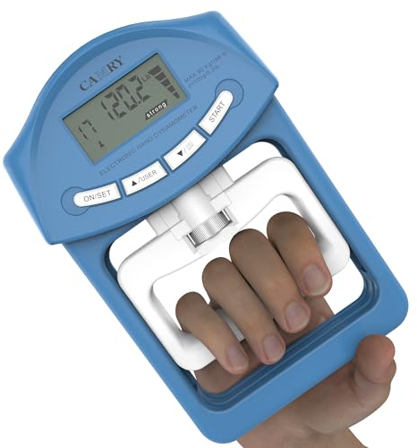 CAMRY Digitales Hand-Dynamometer, Griffkraftmessgerät, 198 Pfund / 90 Kilogramm, Automatische Erfassung Elektronischer Handkraft