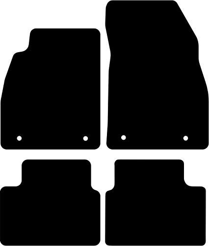 Kovvar Alfombrillas adecuadas para Opel Insignia 2008-2013 Versión: Sedán/Familiar | Calidad: Basic