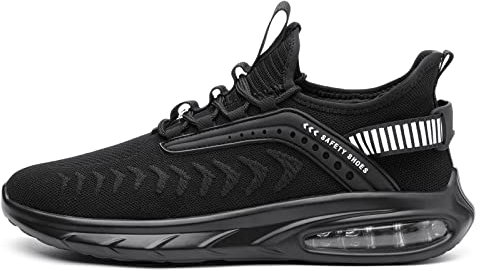 Furuian Chaussures de sécurité Homme Femme Basket de Securite Respirante Confortable Chaussure de Travail Embout Acier Protection Baskets De Sécurité
