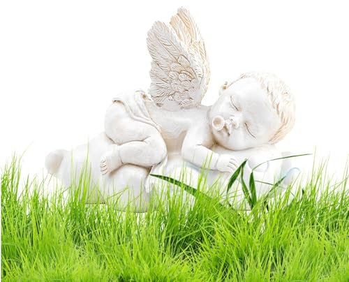 Engelsstatuen Für Heimdekoration - Gartenengel-Außenstatue, Friedliche Engelsfigur Für Den Garten, Engel-Gartenstatue- | wasserdichte Betende Engel-Figur Für Den Garten Im Freien