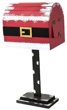 Folpus Boîte aux Lettres du Père Noël décorative créative Unique pour fête intérieure extérieure Salle de Vacances