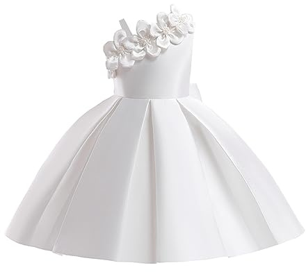 Abiti Bambine Eleganti da Cerimonia per Comunione Bimba Vestito Velluto Bambina Nero Ragazza 12 Anni Long Sleeve White Top Kids Inverno Bambini