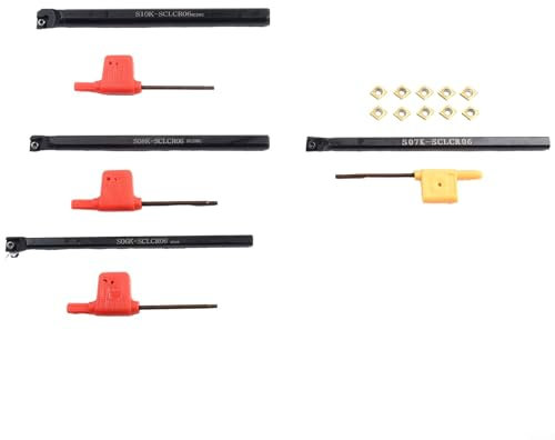 CNC Lathe Tooling 4 Shank Metal Boring Bars Featuring Carbide Inserts