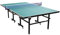 TechFit Tischtennisplatte Klappbar für Innen, 274x152,5x76 cm, 3tecMDF Premium Blat, Faltbar mit SMS System, Metallrahmen Schwarz, Stabil, Rollbar, Unilateral Neigungsfunktion