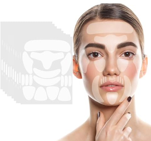 Patch Antirughe, 160 Pezzi, Cerotti Antirughe per il Viso, Purificano, Esfoliano e Proteggono per imperfezioni, Patch for T-zone, Forehead, Nose and Chin, per levigare e idratare occhi, bocca, fronte