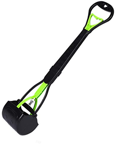 Pjeghbvop Hundekotschaufel mit langem Griff, 70 cm, für Gras, Schmutz, Kies