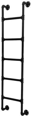 LGJEGD Scaletta Letto a Castello Scala a Muro 3,93-5,41 Piedi con carico di 330 libbre for soffitta, Camper, Biblioteca, Ponte, dormitorio (120cm/3.93ft)
