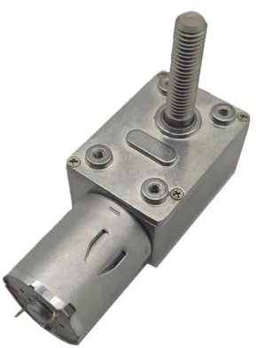 Moteur électrique à vis sans fin JGY370 M8 33 mm, longueur de l'arbre à vis M8, moteur à courant continu, vitesse réglable de 6 à 150 tr/min, 1 pièce(2rpm,12V)