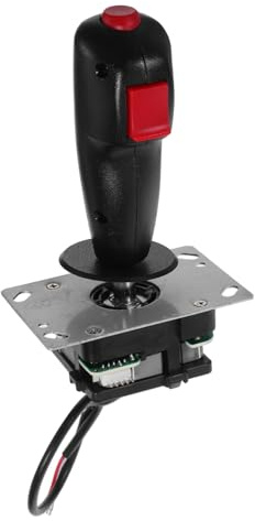 BESTonZON Joystick de Reemplazo para Controladores de Accesorio de Joystick para Simuladores Micro Switch y Función de Vibración Compatible con Diy