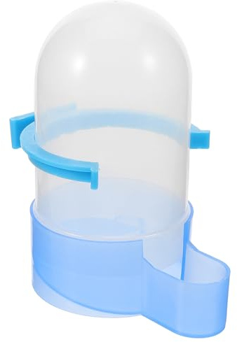 SOIMISS Abbeveratoio per Uccelli e Mangiatoia Automatica a Doppio Uso, Distributore D’acqua e Cibo per Piccioni e Pappagalli, Facile da Riempire e Pulire, Forniture per Animali Domestici