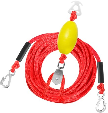 Corda da traino multiuso 24 piedi Corda da traino Corda da Cinghia da con doppi ganci Perfetto per la e i tubi sci nautico