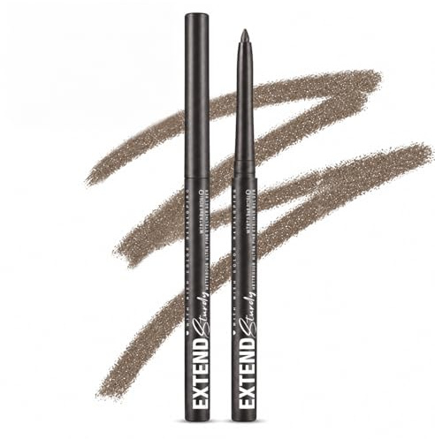 Grau Eyeliner Wasserfest Matt, Gel Eyeliner Stift Langhaltend, Kajalstift Für Präzise Linien, Cremiger Lidschatten Stift, Wischfest, Hochpigmentiert, Geschmeidiger Auftrag Für Augen Makeup Jeden Tag